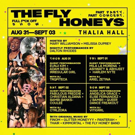 Fly Honeys Party Concert lineup