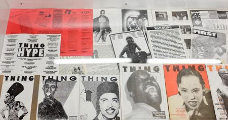Thing magazines on display at Participant Inc.